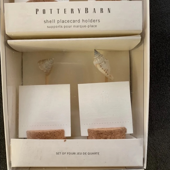 Pottery Barn Seashell Place Card Holders - Picture 2 of 3